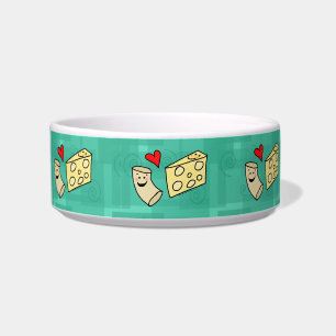 Macaroni Loves Cheese, Cute Mac N Cheese Cartoon Bowl