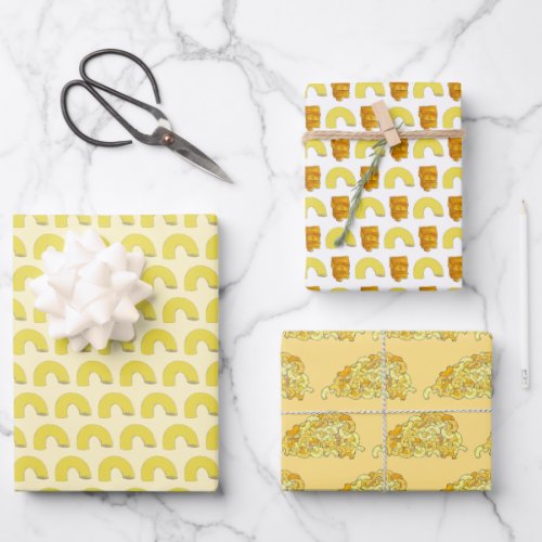 Macaroni Mac and Cheese Soul Food Southern Cuisine Wrapping Paper Sheets