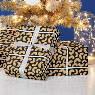 Macaroni pasta pattern wrapping paper