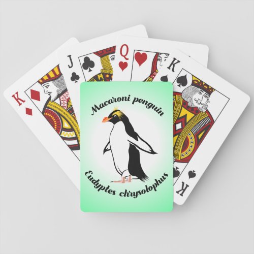 Macaroni Penguin Poker Cards