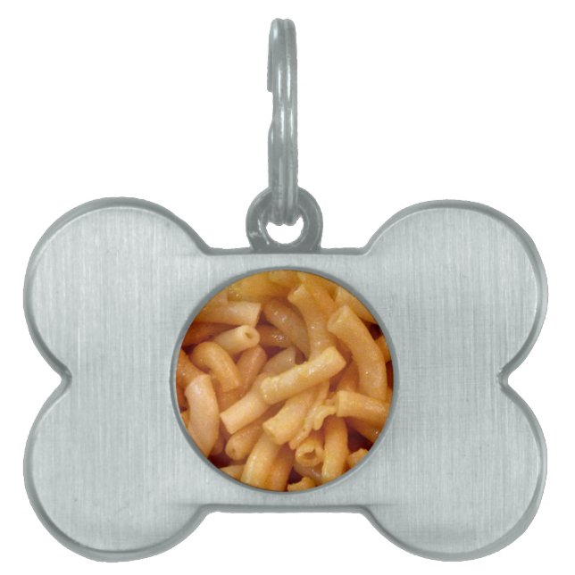 Macaroni's and cheese pet tag (Front)