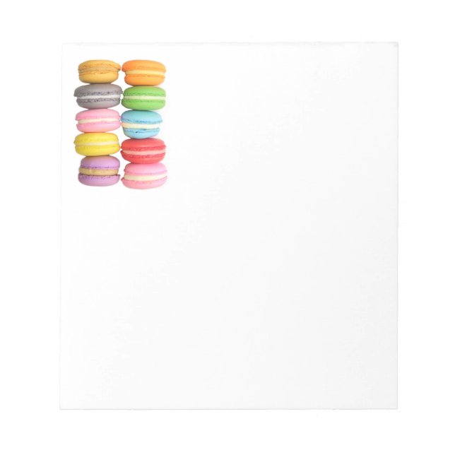 Macarons 5.5" x 6" Notepad (Front)