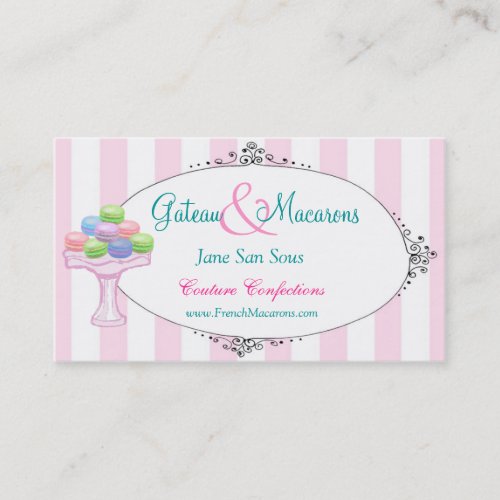 Macarons Business Card