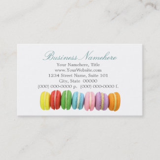 Macarons Business Cards