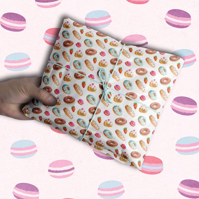 Macarons Donuts Eclairs Oh My! Tissue Paper (Creator Uploaded)