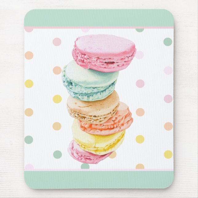 Macarons dots Mousepad (Front)