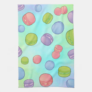 Macarons  kitchen towel