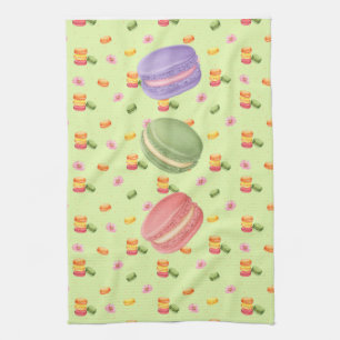 Macarons  kitchen towel