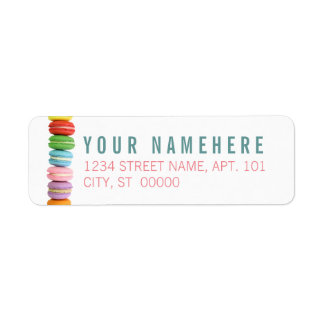 Macarons Label