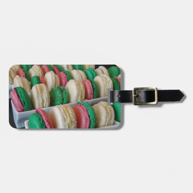 Macarons Luggage Tag (Front Horizontal)