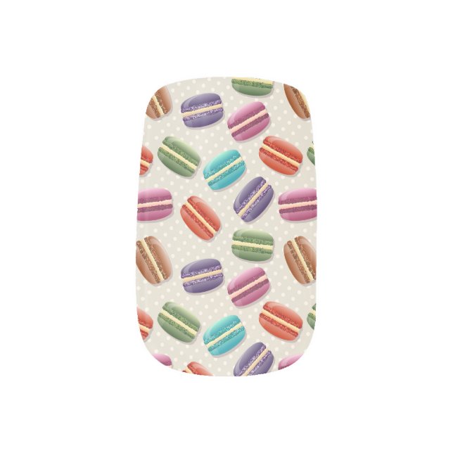 macarons minx nail art (Left Thumb)
