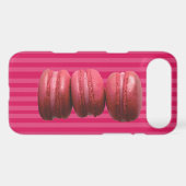 Macarons on French Stripes Case-Mate iPhone Case (Back (Horizontal))