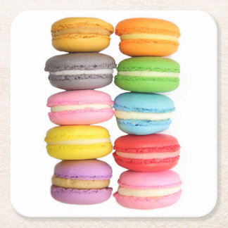 Macarons Paper Coasters