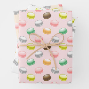 Macarons Sweet 16 birthday Wrapping Paper Sheets