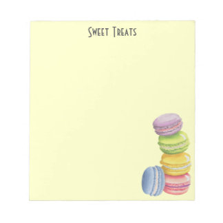 Macarons Sweet Treats Notepad