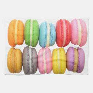 Macaron Kitchen Hand Towels Zazzle
