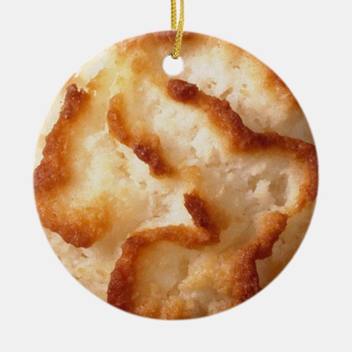 Macaroon Cookie Image Ceramic Ornament