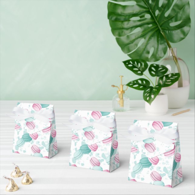 Macaroon cookie sweets tiled favor boxes (Multiple)