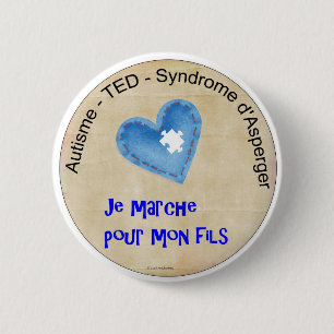 Macaroon I walk for my son Button