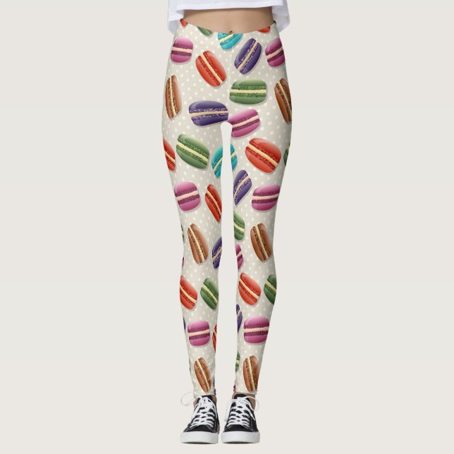 Macaroon Stylized Leggings (Front)