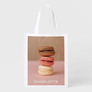 Macaroons custom reusable bag