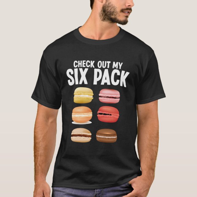 Macaroons French Baked Macarron Cookie Boxes Macar T-Shirt (Front)