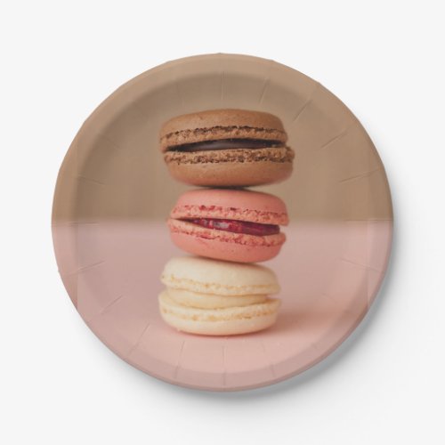 Macaroons  Macarons paper plates