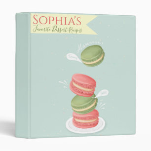 Macaroons Recipe Binder