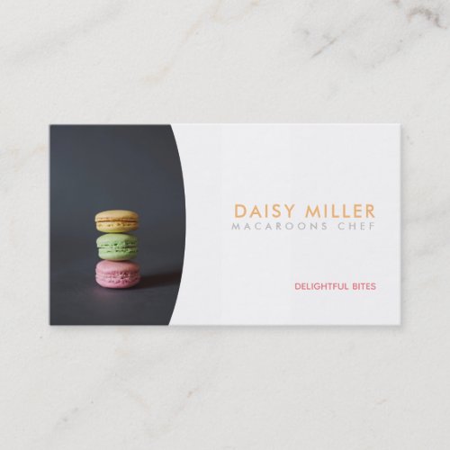 Macaroons Slogans Business Cards