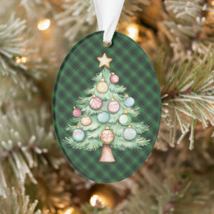 MacArthur Ancient Scottish Tartan Christmas Ornament