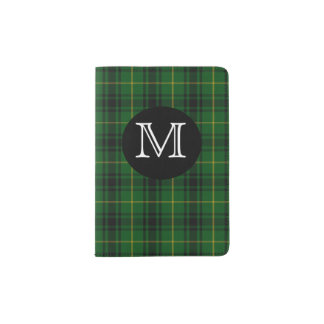 MacArthur Clan Plaid Monogram Passport Holder