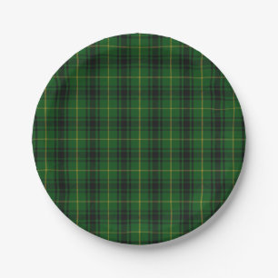 MacArthur Clan Tartan Plaid Paper Plate