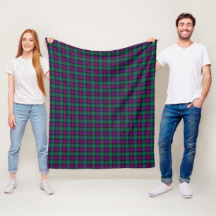 MacArthur of Milton Plaid Fleece Blanket
