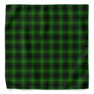 MacArthur tartan green plaid Bandana