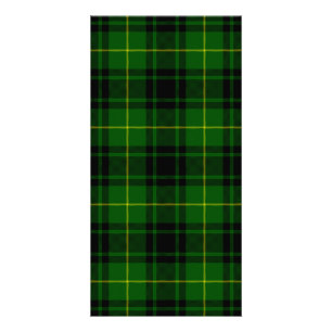 MacArthur tartan green plaid Card