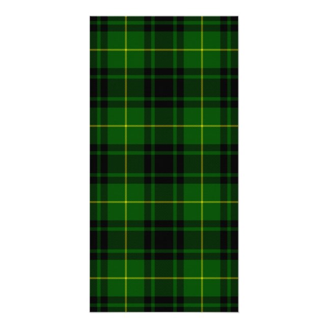 MacArthur tartan green plaid Card (Front)