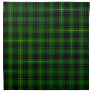 MacArthur tartan green plaid Cloth Napkin