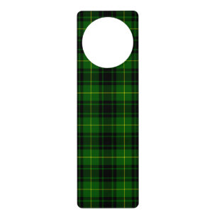 MacArthur tartan green plaid Door Hanger