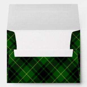 MacArthur tartan green plaid Envelope
