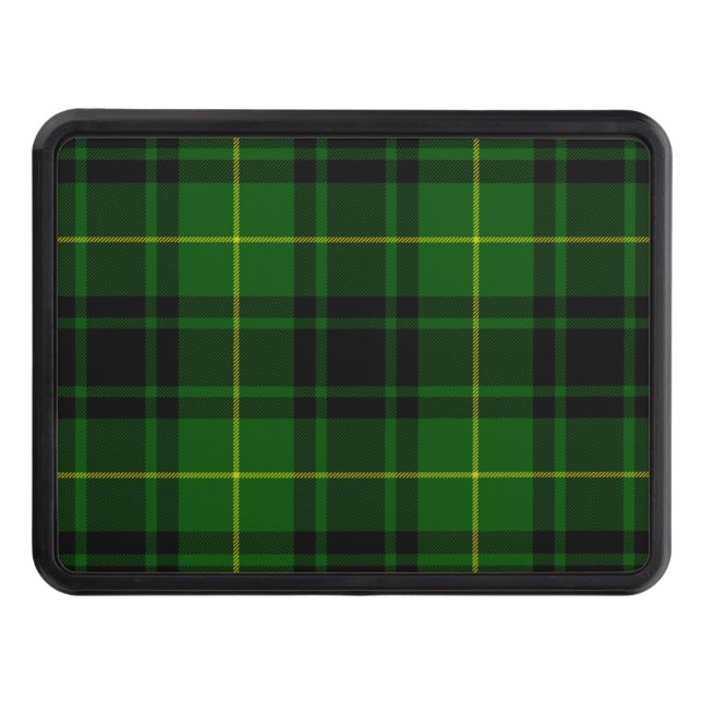 MacArthur tartan green plaid Hitch Cover (Front)