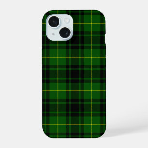 MacArthur tartan green plaid iPhone 15 Case