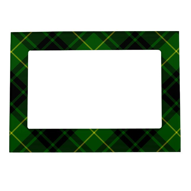 MacArthur tartan green plaid Magnetic Photo Frame (Front)