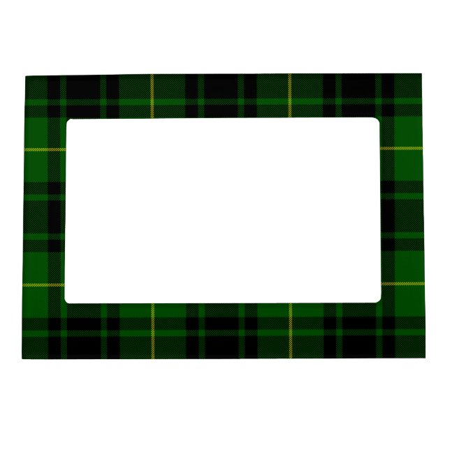 MacArthur tartan green plaid Magnetic Photo Frame (Front)