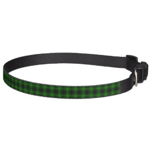 MacArthur tartan green plaid Pet Collar