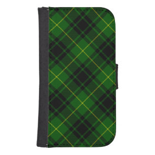 MacArthur tartan green plaid Samsung S4 Wallet Case