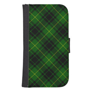 MacArthur tartan green plaid Samsung S4 Wallet Case
