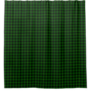 MacArthur tartan green plaid Shower Curtain