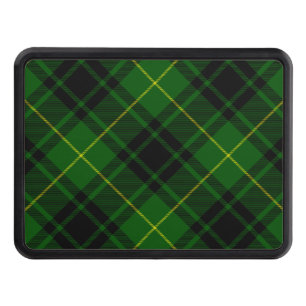 MacArthur tartan green plaid Trailer Hitch Cover