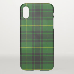 MacArthur tartan green plaid iPhone XS Case