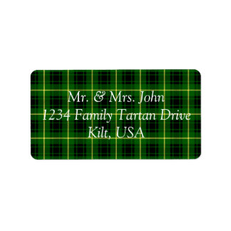 MacArthur Tartan Label